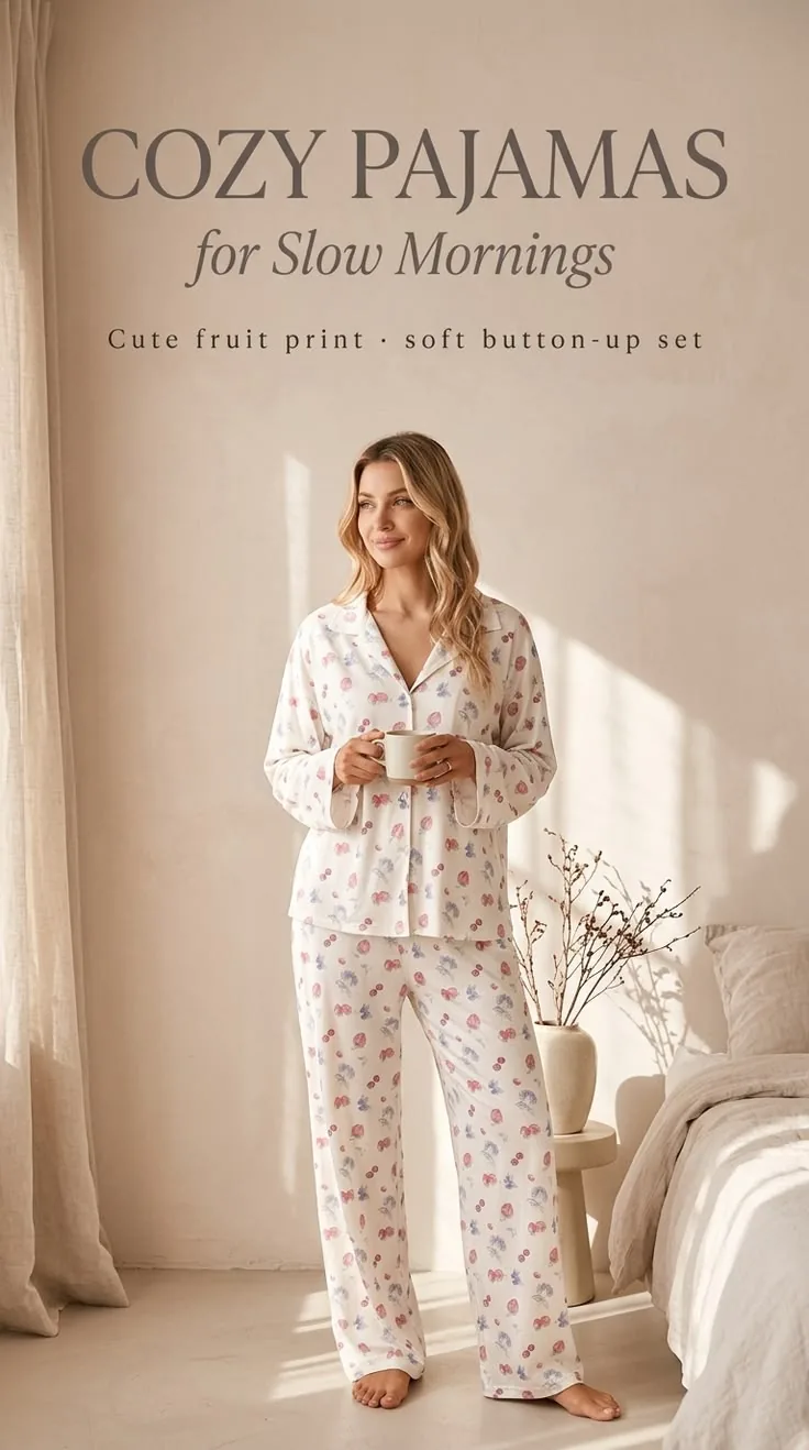 Pyjamas for slow mornings