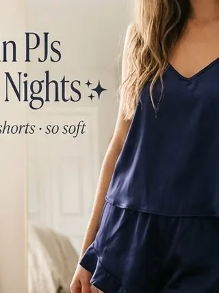 Satin cami & shorts PJ set